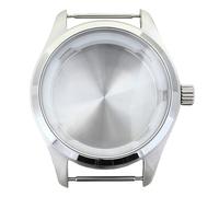 ROUREOX 40mm Pilot Watch Case Fits NH35 NH36 ETA 2824 Movement for 33.6mm-34.3mm Large Dial Stainless Steel Mod Parts for IWC Pilot/Hamilton Khaki Field-1 40MM（NH34NH35）