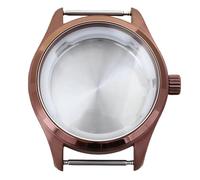 ROUREOX 40mm Pilot Watch Case Fits NH35 NH36 ETA 2824 Movement for 33.6mm-34.3mm Large Dial Stainless Steel Mod Parts for IWC Pilot/Hamilton Khaki Field-3 40MM（NH34NH35）