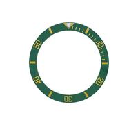 ROUREOX 40mm Premium Ceramic Insert DIY Watch Bezel Ring Vintage Gilt Style Markings Luminous Pip for Rolex Submariner Series-A1