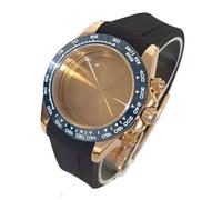 ROUREOX 40mm Racing Chronograph Watch Case Kit Rose Gold PVD Sapphire Crystal Fit VK63 Quartz Movement for Rolex Daytona-1 39MM