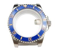 ROUREOX 40MM Stainless Steel Watch Case, Mineral Mirror Replacement Case, NH35/NH36 Movement Modified Watch Accessories with Shell Transparent Bottom for Rolex Submariner/GMT-Master-16