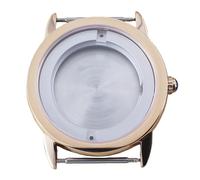 ROUREOX 40mm Watch Case Fits Miyota 8215 Movement 24mm Lug Width Sapphire Crystal Blue Cabochon Crown Stainless Steel Mod Parts for Cartier Pasha-C1 40MM
