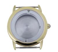 ROUREOX 40mm Watch Case Fits Miyota 8215 Movement 24mm Lug Width Sapphire Crystal Blue Cabochon Crown Stainless Steel Mod Parts for Cartier Pasha-B1 40MM