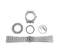 ROUREOX 41mm Octagonal Watch Case Integrated Bracelet Sapphire Crystal Stainless Steel Fit NH35 NH36 Movement Modding for AP Royal Oak-11 41MM