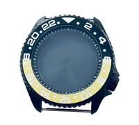 ROUREOX 42mm Black PVD Watch Case GMT Ceramic Bezel Sapphire Crystal Sub Style Mod Fits NH34 NH35 NH36 for Rolex Submariner - 5