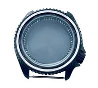 ROUREOX 42mm Black PVD Watch Case GMT Ceramic Bezel Sapphire Crystal Sub Style Mod Fits NH34 NH35 NH36 for Rolex Submariner - 1