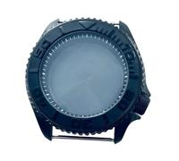 ROUREOX 42mm Black PVD Watch Case GMT Ceramic Bezel Sapphire Crystal Sub Style Mod Fits NH34 NH35 NH36 for Rolex Submariner - 2