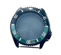 ROUREOX 42mm Black PVD Watch Case GMT Ceramic Bezel Sapphire Crystal Sub Style Mod Fits NH34 NH35 NH36 for Rolex Submariner - 10