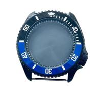 ROUREOX 42mm Black PVD Watch Case GMT Ceramic Bezel Sapphire Crystal Sub Style Mod Fits NH34 NH35 NH36 for Rolex Submariner - 8