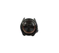 ROUREOX 42mm Cushion Watch Case Stainless Steel Ceramic Bezel Domed Glass Solid Back NH35 NH36 Movement Modding Parts for Seiko Prospex Turtle-16 42MM
