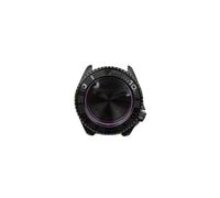 ROUREOX 42mm Cushion Watch Case Stainless Steel Ceramic Bezel Domed Glass Solid Back NH35 NH36 Movement Modding Parts for Seiko Prospex Turtle-20 42MM