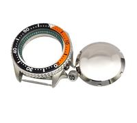 ROUREOX 42mm Diver Watch Case 4 O'clock Crown Position Fits NH35 NH36 Movement Mineral Glass 22mm Lug Width DIY Mod Parts for Seiko SKX007 / SKX009-25 42MM