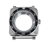 ROUREOX 42mm Square Watch Case Upgraded Screw Down Crown Sapphire Crystal Stainless Steel Fit NH35 NH36 Movement Modding for Bell & Ross-3 42MM