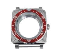 ROUREOX 42mm Square Watch Case Upgraded Screw Down Crown Sapphire Crystal Stainless Steel Fit NH35 NH36 Movement Modding for Bell & Ross-12 42MM