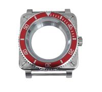 ROUREOX 42mm Square Watch Case Upgraded Screw Down Crown Sapphire Crystal Stainless Steel Fit NH35 NH36 Movement Modding for Bell & Ross-2 42MM