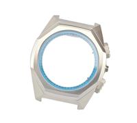 ROUREOX 44.5mm Sport Chronograph Watch Case Sapphire Crystal Solid Back Fit VK63 VK64 Quartz Movement Modding Kit for Grand Seiko Tentagraph-2-No Logo 44.5MM