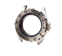 ROUREOX 44mm Diver Watch Case Gear Edge Bezel Mineral Glass Colored Chapter Ring Fit NH35 NH36 Movement Modding for Seiko Prospex/5 Sports-2 44MM
