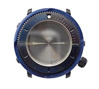 ROUREOX 46mm Watch Mod Case Sapphire Crystal 316L Steel Fits NH35 NH36 Automatic Movement 22mm Lug DIY Modification Parts for Seiko Baby Tuna/Shrouded Monster-4 46MM