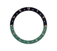 ROUREOX Arabic Numeral Ceramic Bezel Insert 38mm - Sloped Watch Face Ring 30.7mm Inner DIY Mod Parts - A10