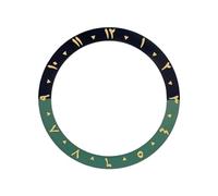 ROUREOX Arabic Numeral Ceramic Bezel Insert 38mm - Sloped Watch Face Ring 30.7mm Inner DIY Mod Parts - A9