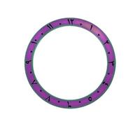 ROUREOX Arabic Numeral Ceramic Bezel Insert 38mm - Sloped Watch Face Ring 30.7mm Inner DIY Mod Parts - A15