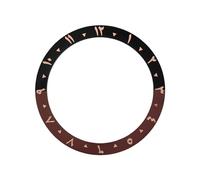 ROUREOX Arabic Numeral Ceramic Bezel Insert 38mm - Sloped Watch Face Ring 30.7mm Inner DIY Mod Parts - A13