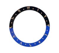 ROUREOX Arabic Numeral Ceramic Bezel Insert 38mm - Sloped Watch Face Ring 30.7mm Inner DIY Mod Parts - A7