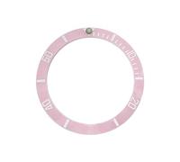ROUREOX Beveled Ceramic Bezel Insert 38mm x 30.7mm, 60-Minute Bezel Watch Part DIY Modding for Rolex Submariner Series-R