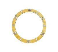 ROUREOX Beveled Ceramic Bezel Insert 38mm x 30.7mm, 60-Minute Bezel Watch Part DIY Modding for Rolex Submariner Series-I