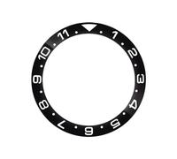 ROUREOX Ceramic Bezel 38mm x 30.7mm Replacement Scale Bezel Watch Repair & Modding Parts for Seiko SKX007-T