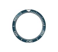ROUREOX Ceramic Bezel Insert 38mm Sloped Replacement Watch Ring Luminous Pip High Gloss Finish - A7