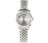 ROUREOX Classic Dress Watch Housing 41mm 5-Link Steel Band Solid Caseback Miyota 8285 Automatic Movement Parts for Rolex Datejust-1 41MM