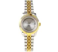 ROUREOX Classic Dress Watch Housing 41mm 5-Link Steel Band Solid Caseback Miyota 8285 Automatic Movement Parts for Rolex Datejust-2 41MM