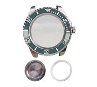 ROUREOX Classic Sub Style Watch Housing 40mm Ceramic Bezel Sapphire Glass Date Magnifier Fit 2836 8215 Automatic Movement for Rolex Submariner -A2 40MM