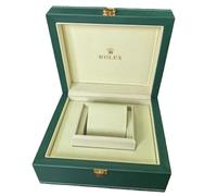 ROUREOX Classic Wooden Watch Chest - Durable Storage Case with Protective Cushions - Wood Organiser for Dress Watches for Rolex Sea-Dweller