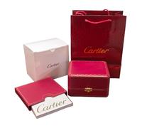 ROUREOX Deep Red Textured Watch Presentation Box Collection Organizer Set Soft Lining Protective Case Storage Set 15x13x8.5 for Cartier Box