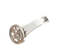 ROUREOX Deployment Butterfly Clasp Stainless Steel Leather Watch Starp Replacement Buckle for PATEK Philippe-Silver 18mm