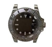 ROUREOX Destro Style GMT Watch Housing 40mm Left Crown Sapphire Crystal Date Magnifier Fit 8215 3804 Automatic Movement for Rolex Submariner -19 40MM