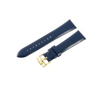 ROUREOX Genuine Leather Watch Strap 22mm Replacement Watch Band with Silver Rose Gold Buckle for Emporio Armani AR1674 1647 0389 0397 0398 1648 0382-Brown + Gold