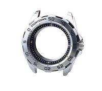 ROUREOX Heavy Duty Watch Housing 44mm Large Size 54mm Length Gear Edge Bezel Fit NH35 4R36 Movement DIY Repair Assembly for Seiko Prospex/5 Sports-3 44MM