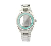 ROUREOX Heritage Style Watch Case 39.5mm Polished Bezel Sapphire Glass Solid Steel Band Fit NH35 NH36 Mechanics for Grand Seiko Heritage-12 GS 39.5MM
