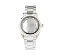 ROUREOX Heritage Style Watch Case 39.5mm Polished Bezel Sapphire Glass Solid Steel Band Fit NH35 NH36 Mechanics for Grand Seiko Heritage-2 GS 39.5MM