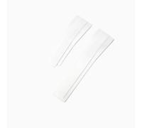 ROUREOX Men's Curved End Rubber Watch Strap, 20Mm Waterproof Replacement Band with Folding Buckle for Rolex Submariner/Daytona/Yacht-Master/Oyster Perpetual-White No Buckle 20MM