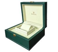 ROUREOX Mens Watch Organiser Wood - Solid Timber Case with Soft Interior Cushions - Secure Holder for Wristwatches for Rolex Datejust