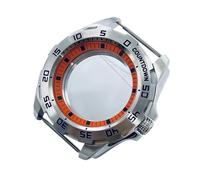 ROUREOX NH35 44mm Countdown Bezel Watch Case Steel Sapphire Crystal Fits NH36 NH34 Movement Mod Build for Seiko Prospex Samurai - 3