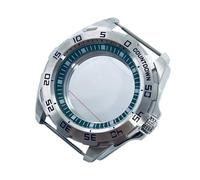 ROUREOX NH35 44mm Countdown Bezel Watch Case Steel Sapphire Crystal Fits NH36 NH34 Movement Mod Build for Seiko Prospex Samurai - 2