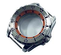 ROUREOX NH35 44mm Steel Divers Watch Case Sapphire Crystal Monster Mod Build Fits NH36 NH34 Movement for Seiko Prospex Monster - 3