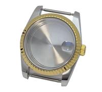 ROUREOX NH35 Watch Case 36mm/39mm Dress Watch Style with Fluted Bezel fits NH36 Movement Sapphire Crystal for Rolex Datejust - C2 39MM