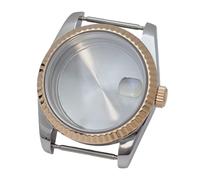 ROUREOX NH35 Watch Case 36mm/39mm Dress Watch Style with Fluted Bezel fits NH36 Movement Sapphire Crystal for Rolex Datejust - E2 39MM