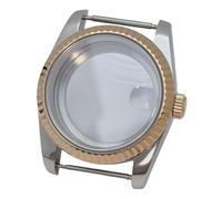 ROUREOX NH35 Watch Case 36mm/39mm Dress Watch Style with Fluted Bezel fits NH36 Movement Sapphire Crystal for Rolex Datejust - E1 36MM